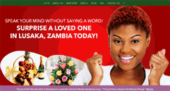 Desktop Screenshot of lusakaflowers.com