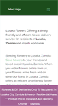 Mobile Screenshot of lusakaflowers.com